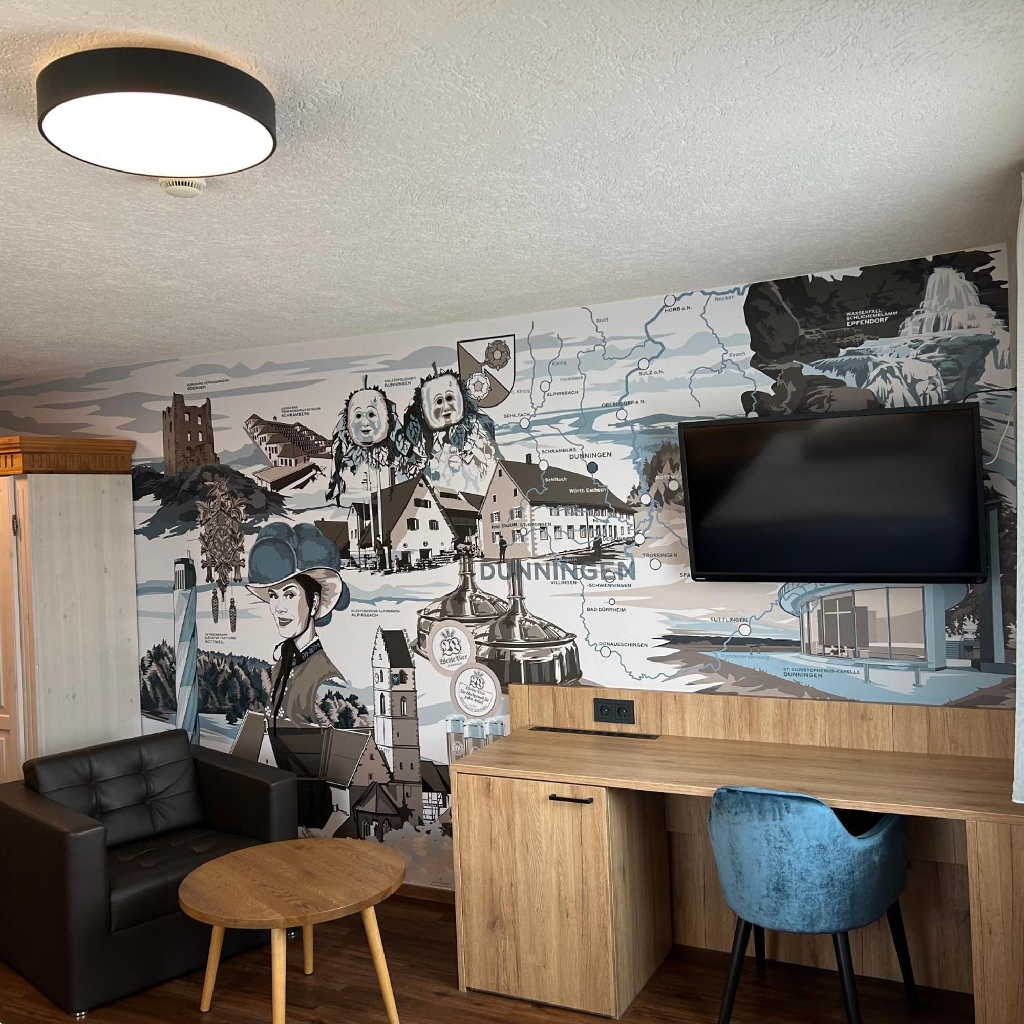Hotel Braustube Wehle Dunningen Exteriér fotografie