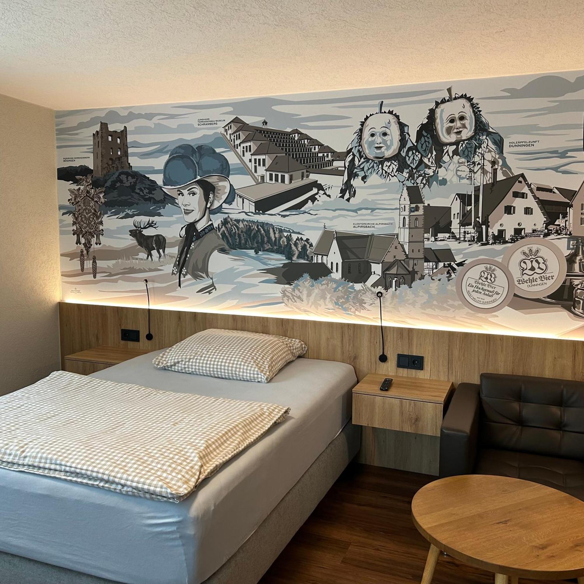 Hotel Braustube Wehle Dunningen Exteriér fotografie